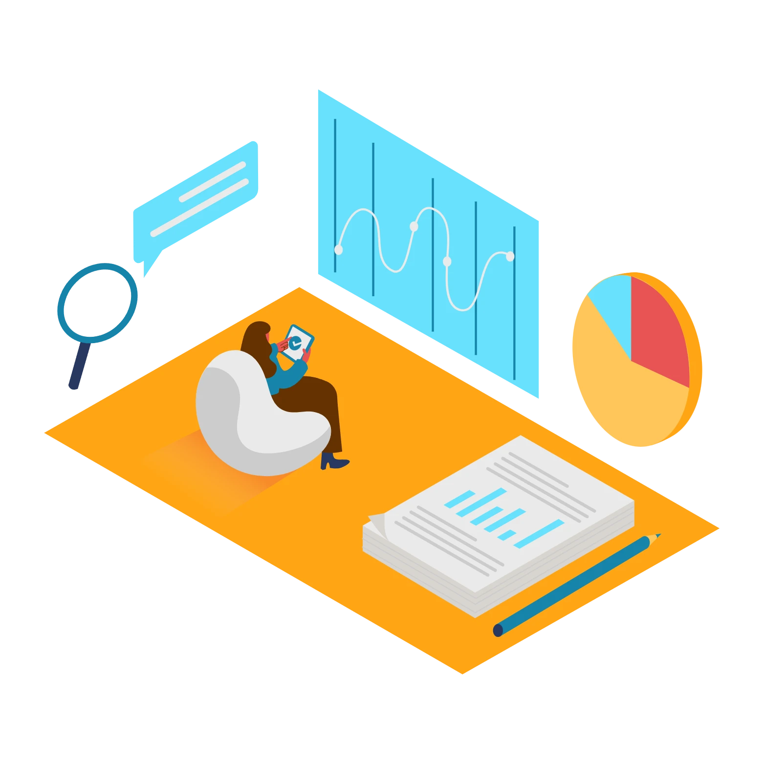 market analysis illustration