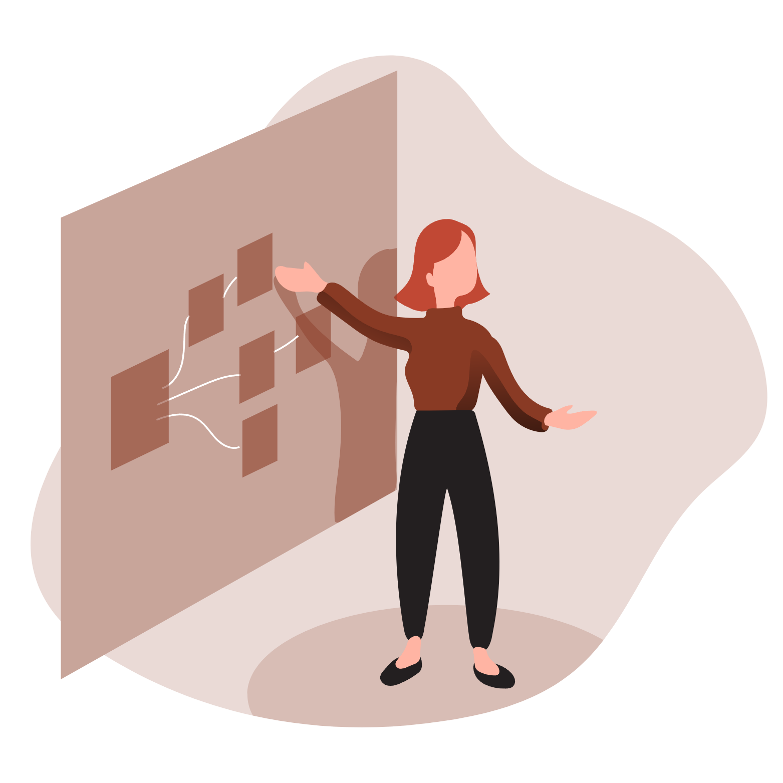 product manager 2 svg illustration